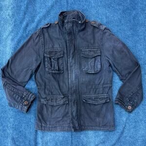 y2k Aeropostale canvas military field jacket